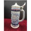 Image 3 : 2 Avon Steins – The Flying Classics 9 1/2" in Box – The Tall Ships 9" With Box