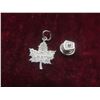 Image 9 : Lunt Sterling Silver Candle Snuffer – 28.57 g and Sterling Pins 20.44 g