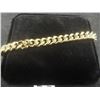 Image 3 : New 14K Gold Plated 8.0 mm Cuban Link Bracelet 8" Long
