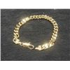 Image 5 : New 14K Gold Plated 8.0 mm Cuban Link Bracelet 8" Long