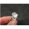 Image 8 : New 925S Oval Cut Simulated Diamond (CZ) Twist Ring Sz 8 Mounted in 925 Sterling Silver w/ White Go