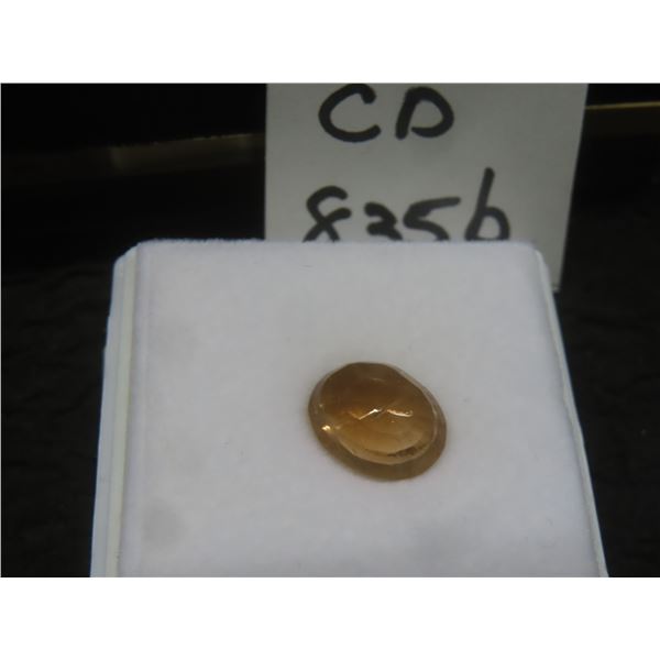 5.1 ct Natural Imperial Topaz Oval Cut 8.8 x 11.5 mm