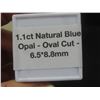 Image 6 : 1.1 ct Natural Blue Opal Oval Cut 6.5 x 8.8 mm
