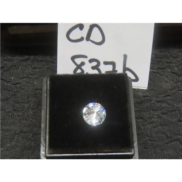 New 1.0 Carat Moissanite Lab Diamond Round Brilliant Cut GH-VVS1, GRA Report, Tests Positive with D