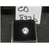 Image 1 : New 1.0 Carat Moissanite Lab Diamond Round Brilliant Cut GH-VVS1, GRA Report, Tests Positive with D