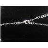 Image 3 : New Platinum Plated 22.0 Mm Simulated Diamond (CZ) Mom Heart Necklace Adjustable 16–18" Long