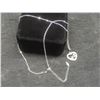 Image 8 : New Platinum Plated 22.0 Mm Simulated Diamond (CZ) Mom Heart Necklace Adjustable 16–18" Long