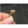 Image 5 : New 18K Gold Plated 2.0 Ct Simulated Diamond (CZ) Solitaire Ring Size 6.0