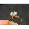 Image 7 : New 18K Gold Plated 2.0 Ct Simulated Diamond (CZ) Solitaire Ring Size 6.0