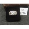 Image 1 : New Platinum Plated 1.0 Ct Simulated Diamond (CZ) Man's Ring Resizable