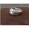 Image 5 : New Platinum Plated 1.0 Ct Simulated Diamond (CZ) Man's Ring Resizable