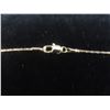 Image 4 : New 18K Gold Plated 25.0 Mm Simulated Diamond (CZ) Heart Cluster Necklace Chain 19" Long