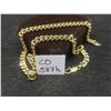 Image 2 : New 14K Gold Plated 8.0 Mm Cuban Link Necklace 18" Long