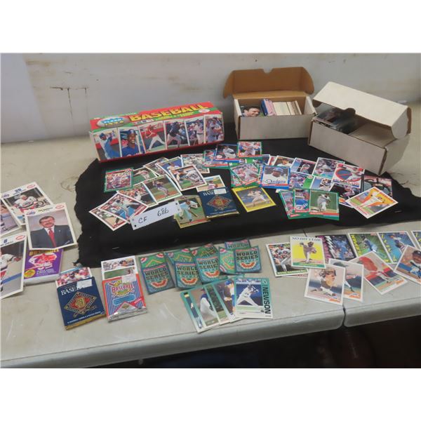Baseball Cards: Donruss, Score, Topps, Fleer + 4 IGA Winnipeg Jets Cards