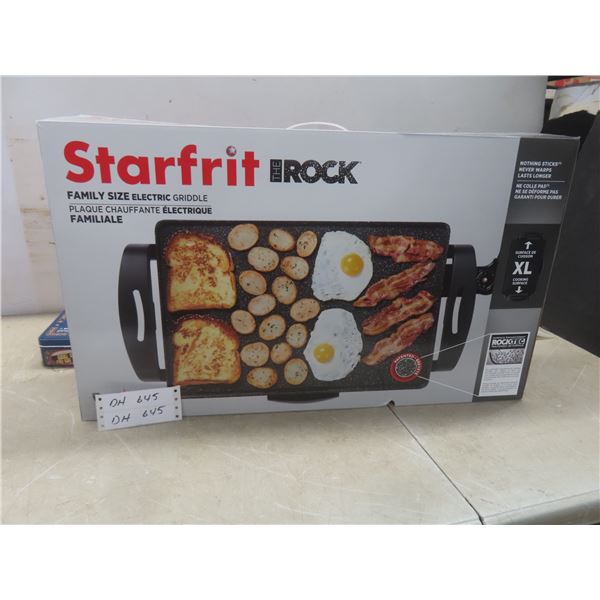 New Starfrit The Rock Electric Griddle