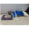 Image 1 : Rummy-O Collectors Game, 3 Binders, Cardboard Bourse House, Roly Poly Fisher Price Ball
