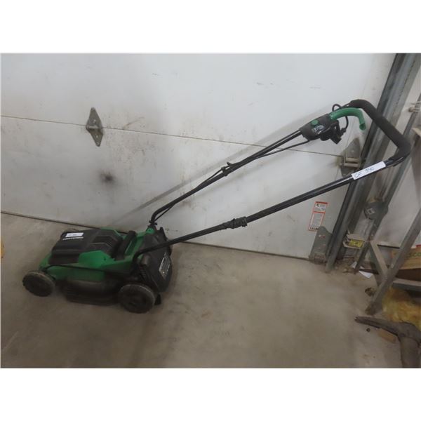 Certified Electric Lawn Mower, Handle Missing Wing Nut to Lock in Place