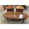 Image 1 : 2 End Tables With Drawers (20" X 27" X 23 1/2") And Oval Coffee Table (50" X 21" X 15 1/2")