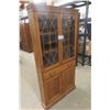 Image 1 : Corner China Cabinet, 32" X 65" X 19 1/2"
