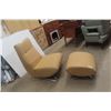 Image 1 : Chaise Lounge Chair With Ottoman