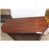 Image 2 : Liquor Cabinet w/ Lazy Susan Style Door 40" x 39" x 18"