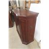 Image 3 : Liquor Cabinet w/ Lazy Susan Style Door 40" x 39" x 18"