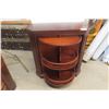 Image 5 : Liquor Cabinet w/ Lazy Susan Style Door 40" x 39" x 18"