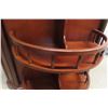 Image 7 : Liquor Cabinet w/ Lazy Susan Style Door 40" x 39" x 18"