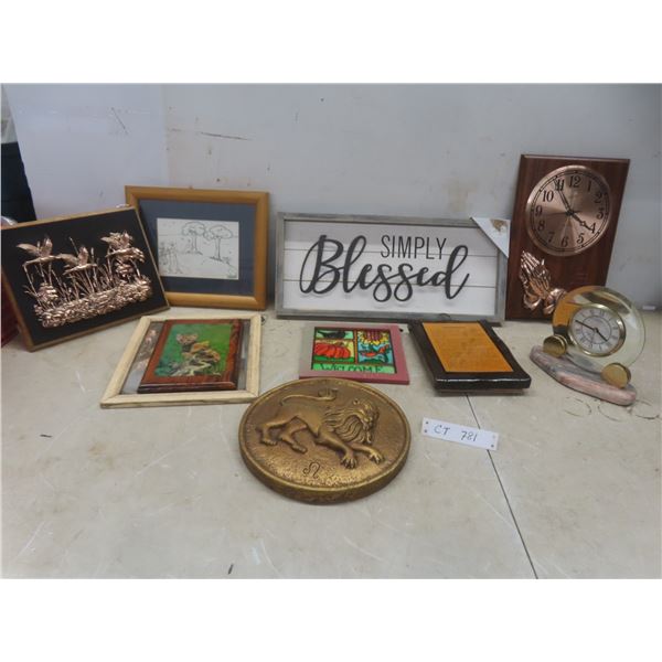 Pictures And Slogans And Clocks