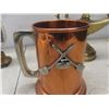 Image 10 : Thermometer With Red River Mutual Advertising, Metal Phone Number Index, Vase, Wood Cannon And More