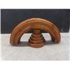 Image 10 : Candle Holders, Cane, 2 Pieces Chalkware 18 X 7 And More