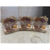 Image 4 : Candle Holders, Cane, 2 Pieces Chalkware 18 X 7 And More