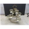 Image 6 : Candle Holders, Cane, 2 Pieces Chalkware 18 X 7 And More