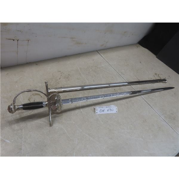 Decorative Sword w/ Sheath, Total Length 35"