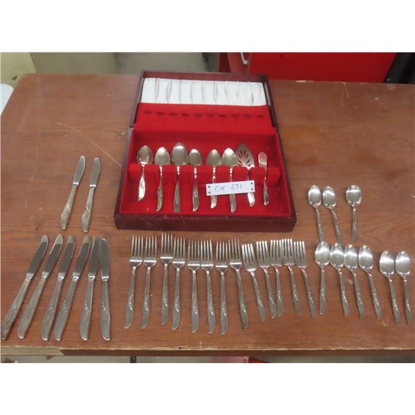 38 Pieces Silverware w/ Chest