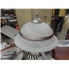 Image 2 : Brushed Stainless Finish Ceiling Fan w/ Light