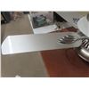 Image 3 : Brushed Stainless Finish Ceiling Fan w/ Light