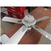 Image 7 : Brushed Stainless Finish Ceiling Fan w/ Light