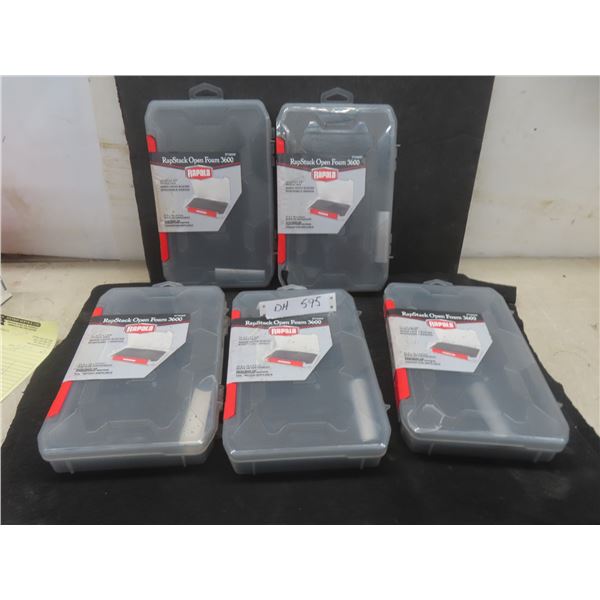5 New RapStak Open Foam Trays 11 x 7 x 1 5/8"