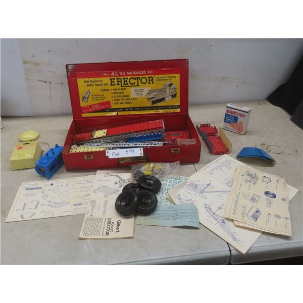 Erector Set No. 4 1/2 The Motorized Set
