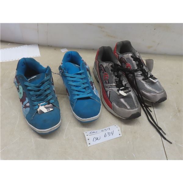 2 Pairs Running Shoes, Never Worn w/ Tags, Very Dusty, Sz 10 & 11