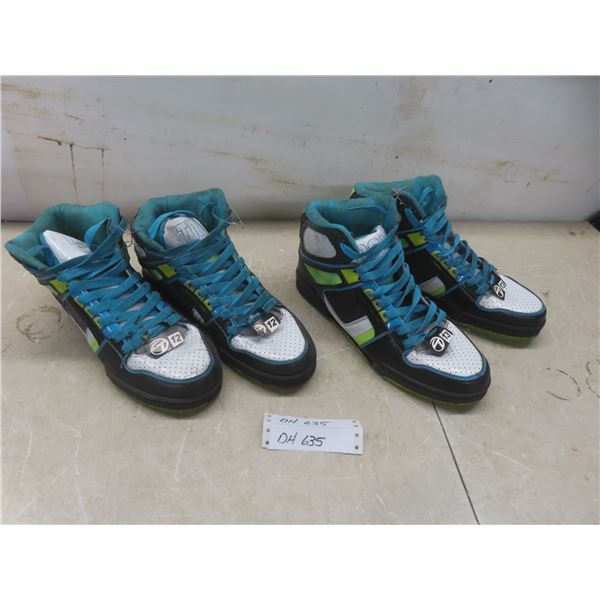 2 Pairs Running Shoes, Never Worn, Very Dusty, Sz 12 & 13