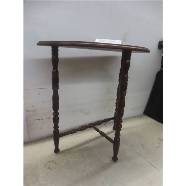 Half Moon Side Table 24" x 24" x 12"