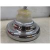 Image 2 : Vintage Stand-Up Chrome Ashtray No Glass Ashtray