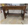 Image 10 : Antique Oak Desk 29 X 44 X 28