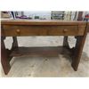 Image 12 : Antique Oak Desk 29 X 44 X 28