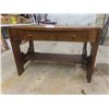 Image 1 : Antique Oak Desk 29 X 44 X 28