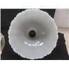 Image 6 : 3 Vintage Glass Lamp Shades, Candle