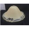 Image 8 : 3 Vintage Glass Lamp Shades, Candle