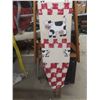 Image 6 : Antique Wood Ironing Board W/ Cover